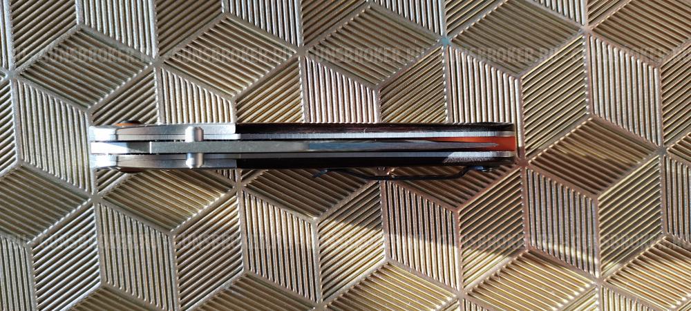 Нож Benchmade Crooked River, CPM-S30V, Wood.