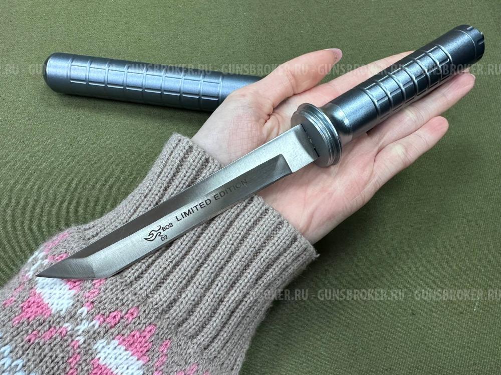 Нож Bos c алюминиевыми ножнами
