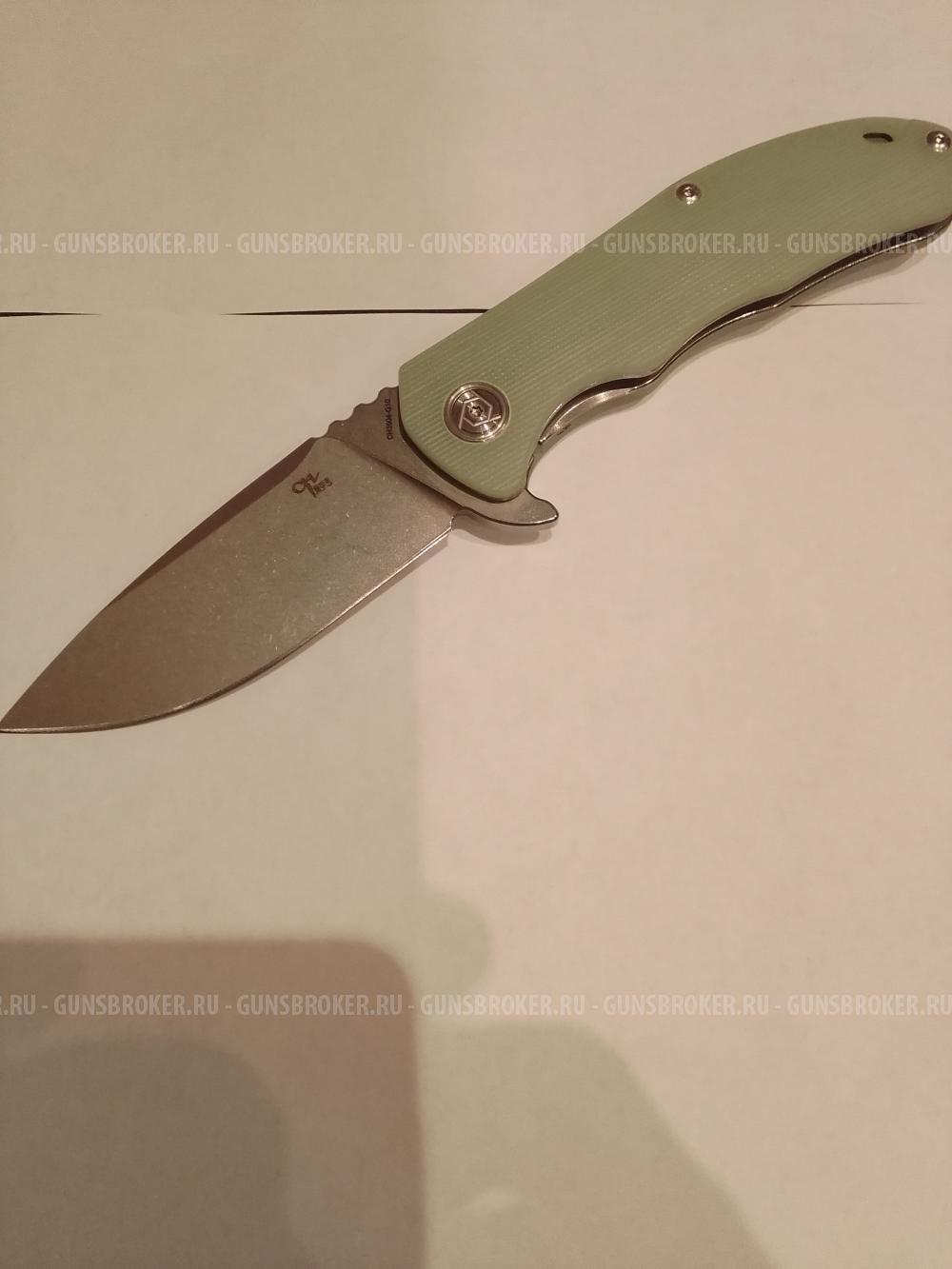 Нож CH 3504 D2, рукоять Jade G10