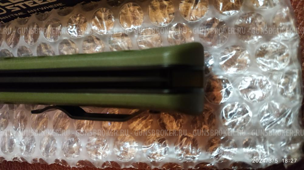 Нож Cold Steel Ti-Lite 6 AUS-8A DLC Green. Новинка. Оригинал.