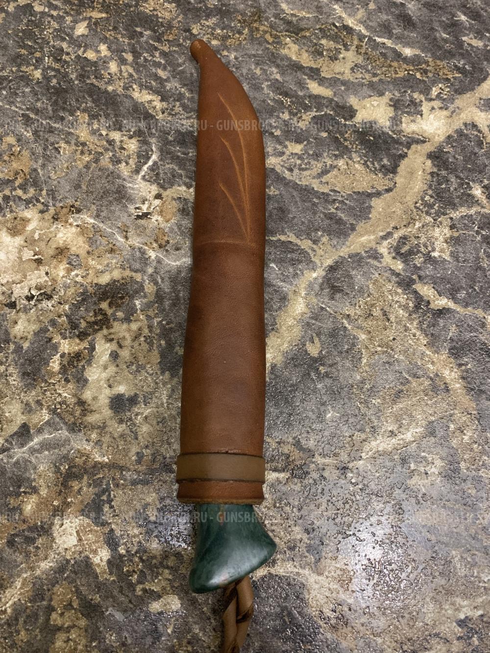 Нож Финка Малахит