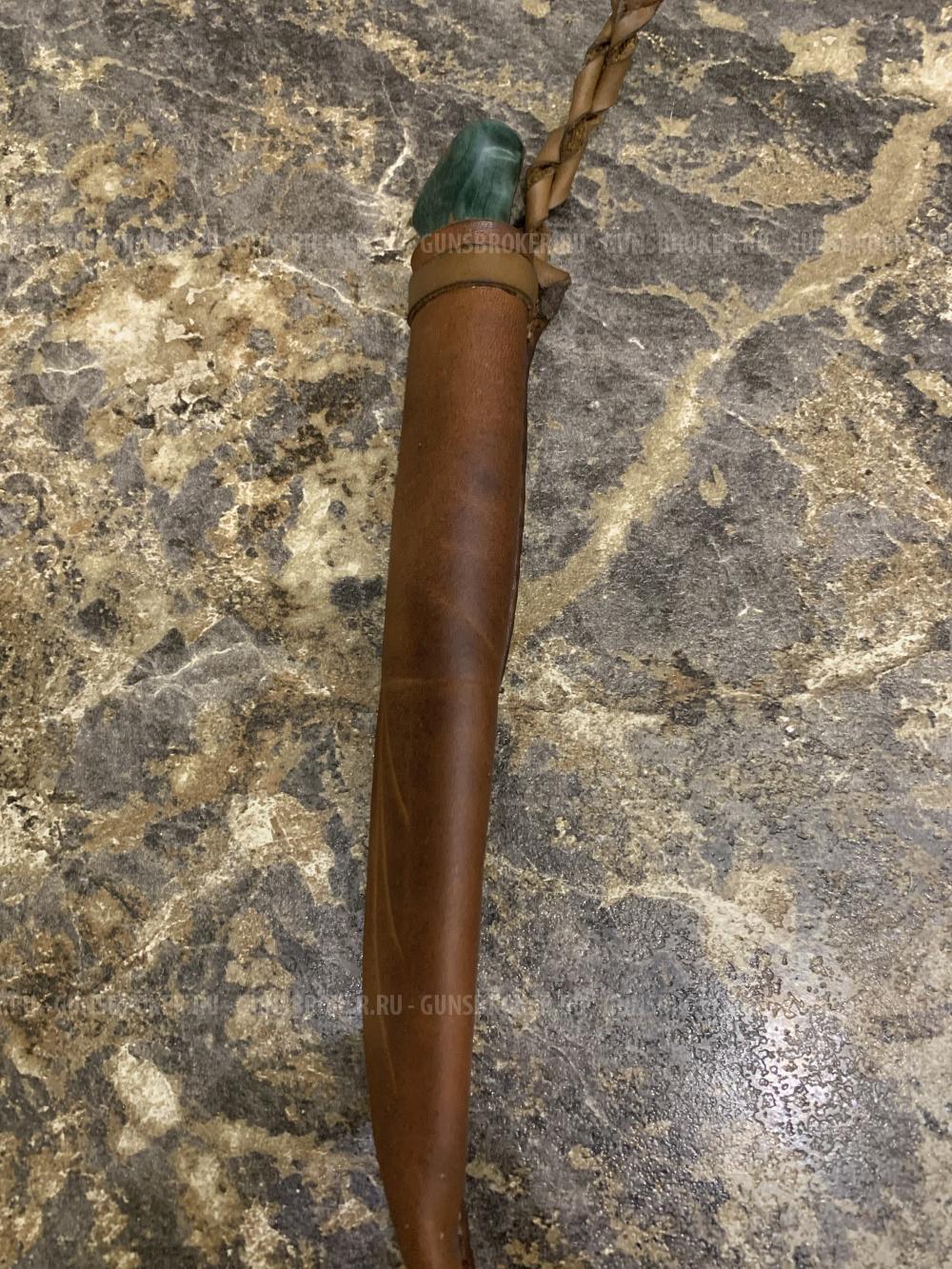 Нож Финка Малахит