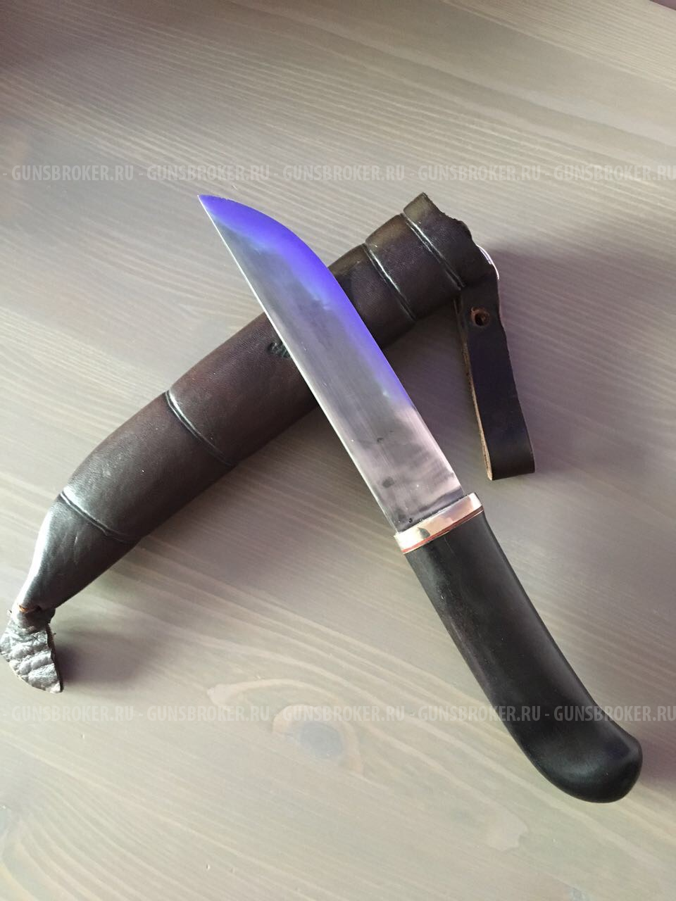 Нож финский работы А. Мельницкого (победитель выставки)