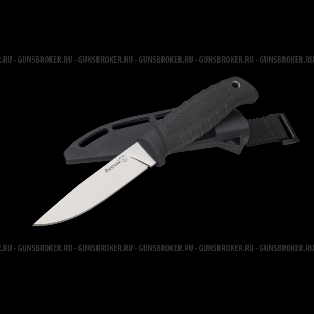 Нож "Финский"(Кизляр) 061301 Полированный, Эластрон, Х12МФ