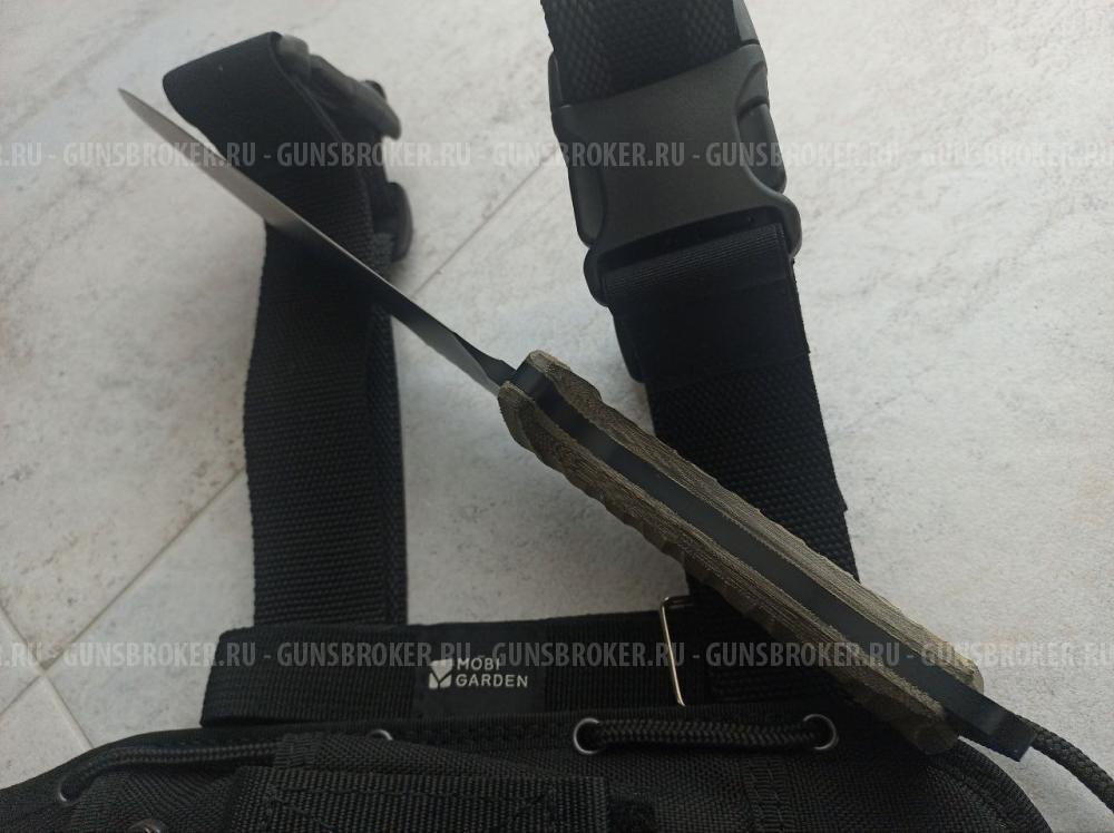 Нож FOX FX-133 MGT Combat Jungle сталь N690Co, рукоять микарта