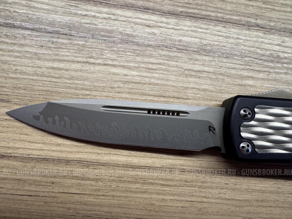 Нож фронтальный MICROTECH KATANA DAYTONA "BUB" INLAY, FIRE BRONZE BLADE Limited Edition 