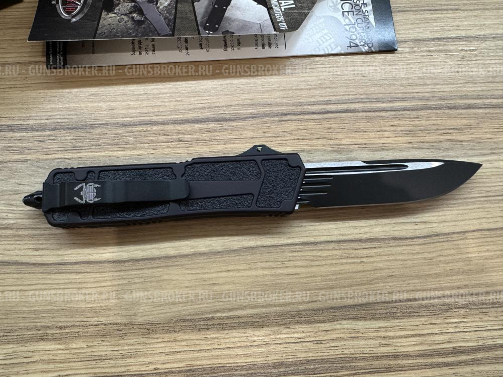 Нож фронтальный Microtech Navy Scarab Underwater Quick Deployment Tritium Insert 80 мм