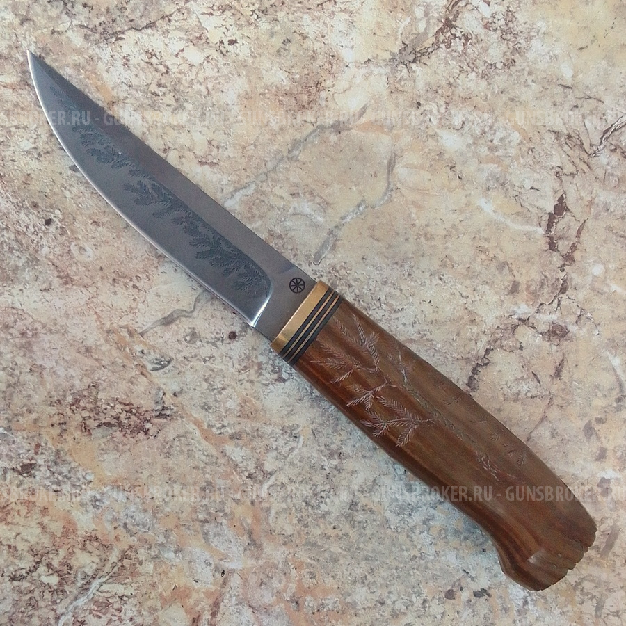 Нож "Хауки-3" финка д2 бэкаут "ХВОЯ"