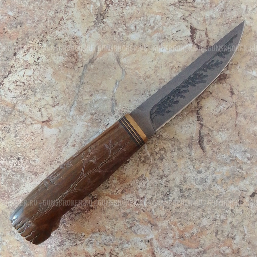 Нож "Хауки-3" финка д2 бэкаут "ХВОЯ"