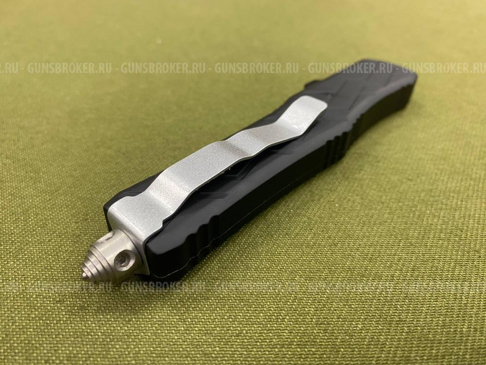 Нож кнопочный с узором на рукояти