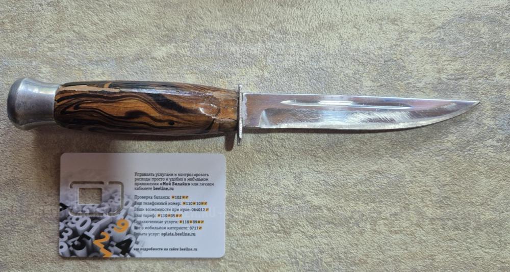 Нож с компасом на рукоятке ГДР. 