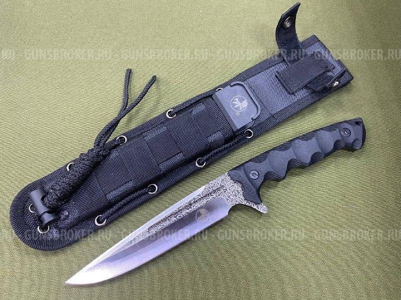 Нож M390 с узором