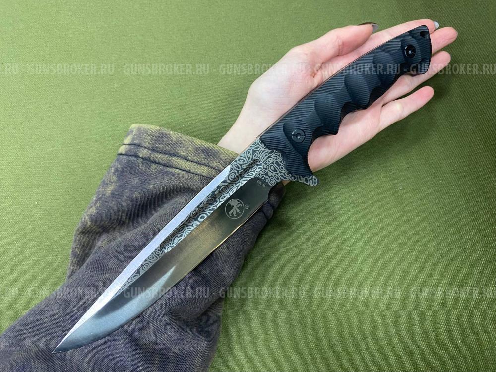 Нож M390 с узором