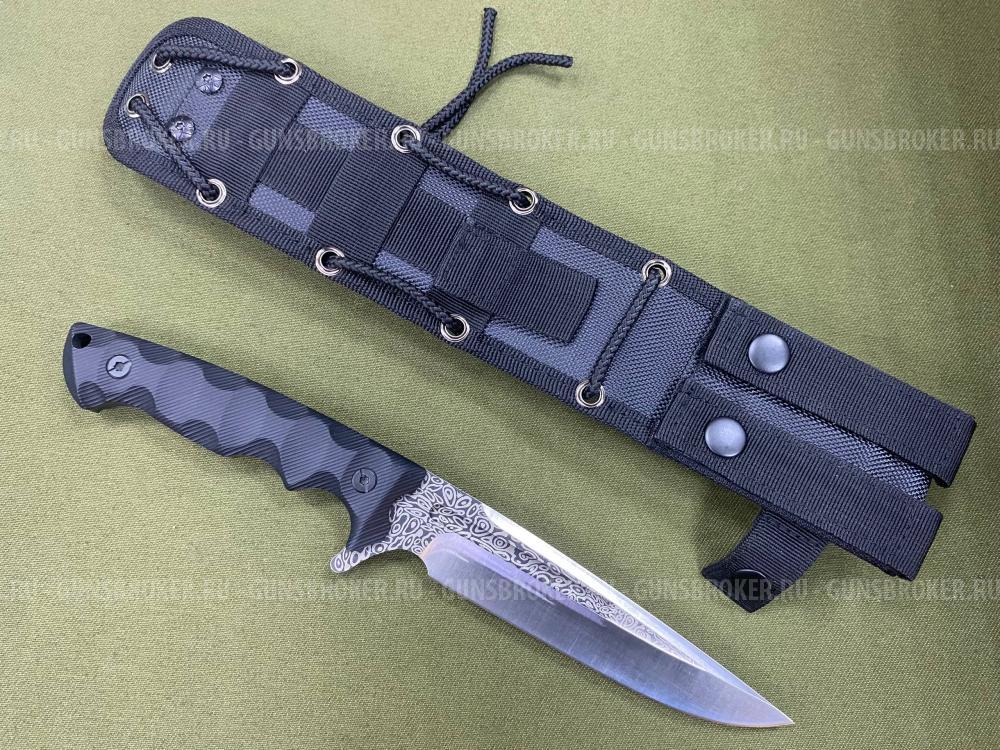 Нож M390 с узором