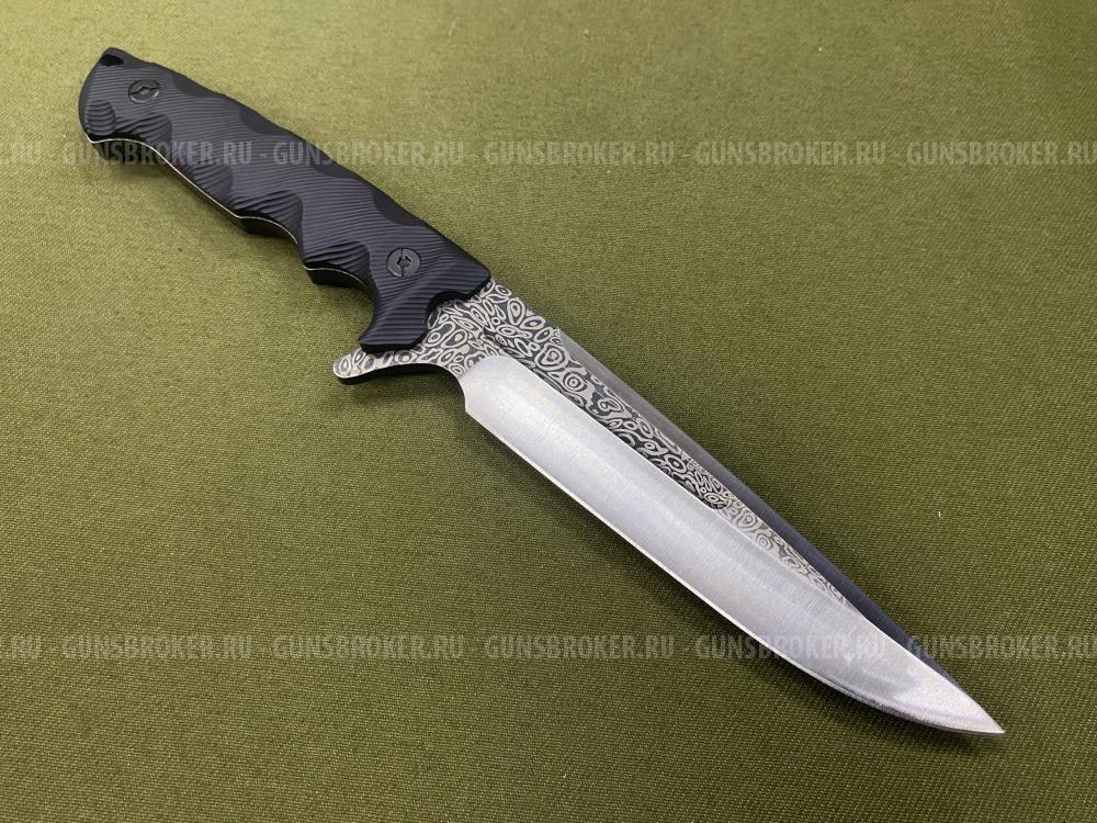 Нож M390 с узором