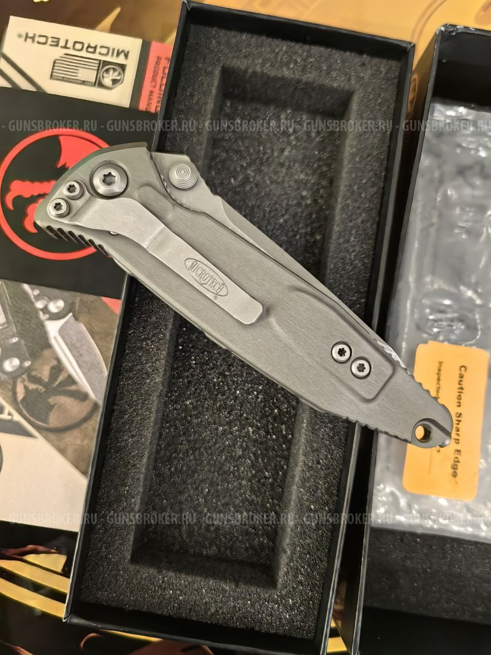 Нож Microtech Socom Tanto Apocalyptic Natural Clear 