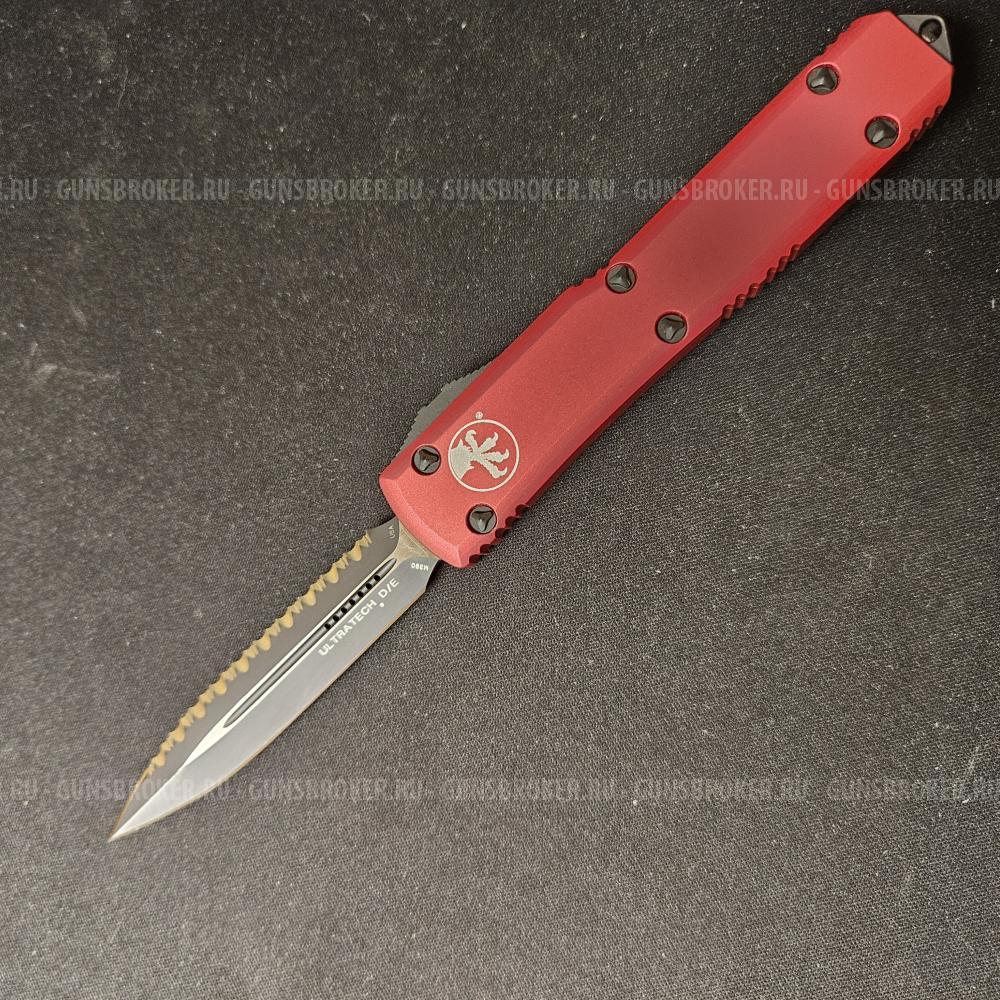 Нож Microtech Ultratech D/E Red 122-3 RD  оригинал новый