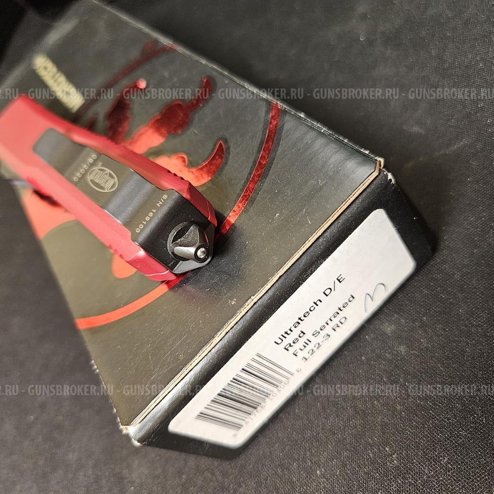 Нож Microtech Ultratech D/E Red 122-3 RD  оригинал новый