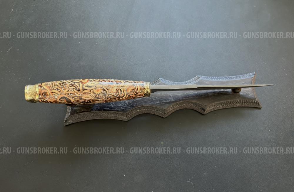 Нож охотничий Булат от ножевой мастерской "Медведь" Ворсма