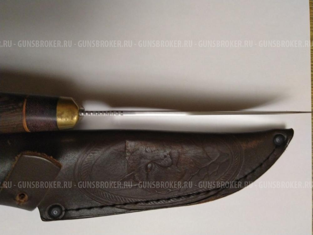 НОЖ ОХОТНИЧИЙ КОВАННЫЙ СТАЛЬ Х12МФ