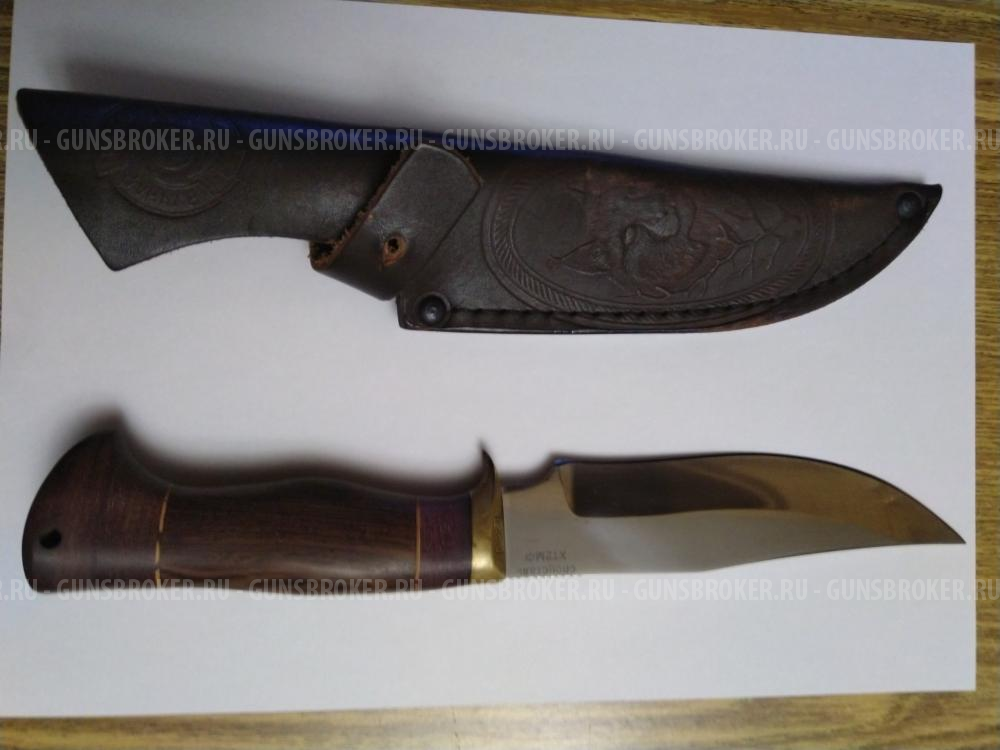 НОЖ ОХОТНИЧИЙ КОВАННЫЙ СТАЛЬ Х12МФ