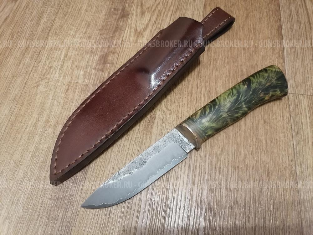 Нож охотничий кованый мастер Артём Корчагин 