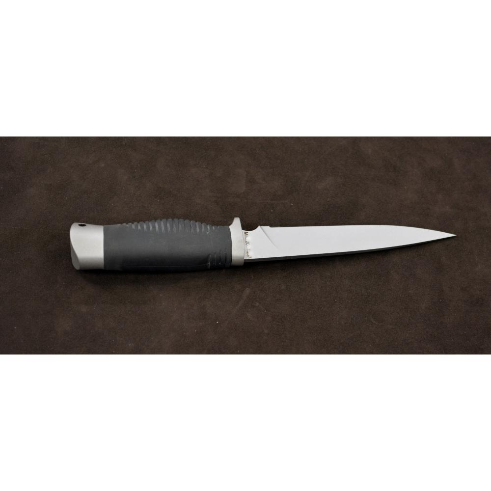 Нож охотничий "Пермяк" с резиновой ручкой (МЕЛИТА-К)