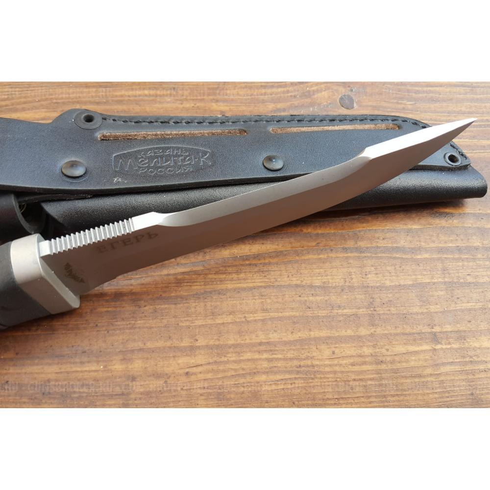 Нож туристический "Егерь" с резиновой ручкой (МЕЛИТА-К)