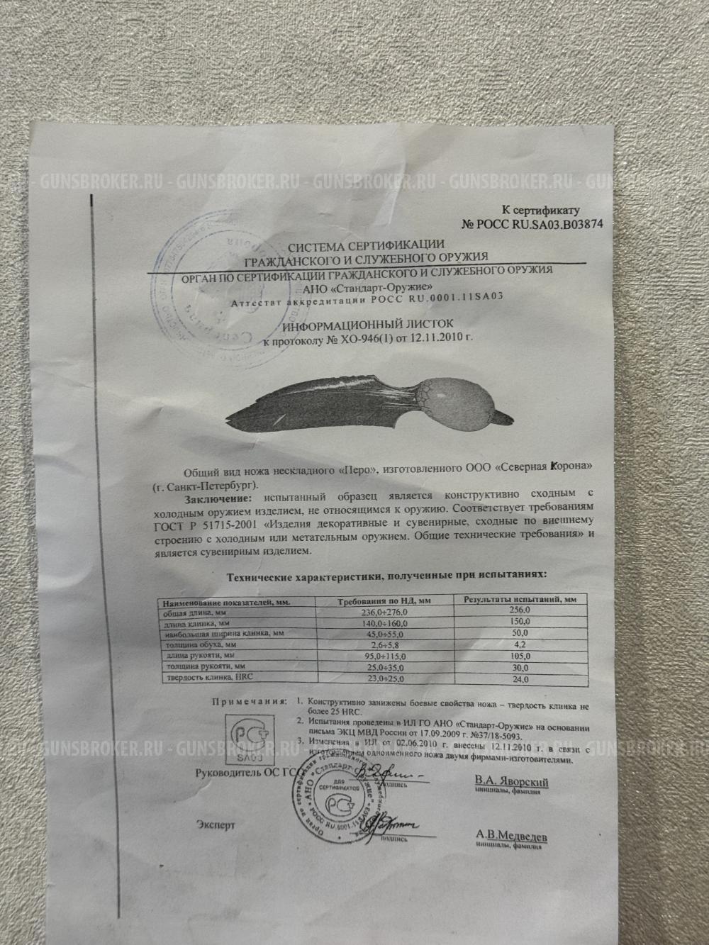 Нож-перо 