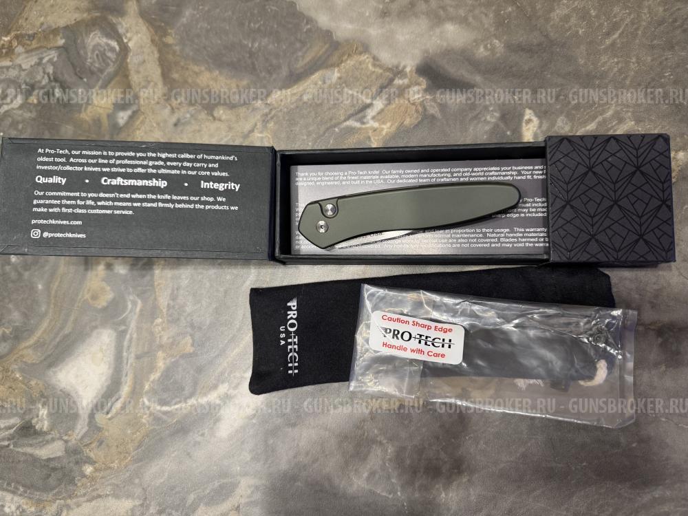 Нож Pro-Tech Newport, цвет green