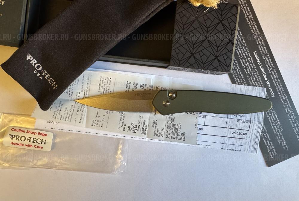 Нож Pro-Tech Newport, цвет green