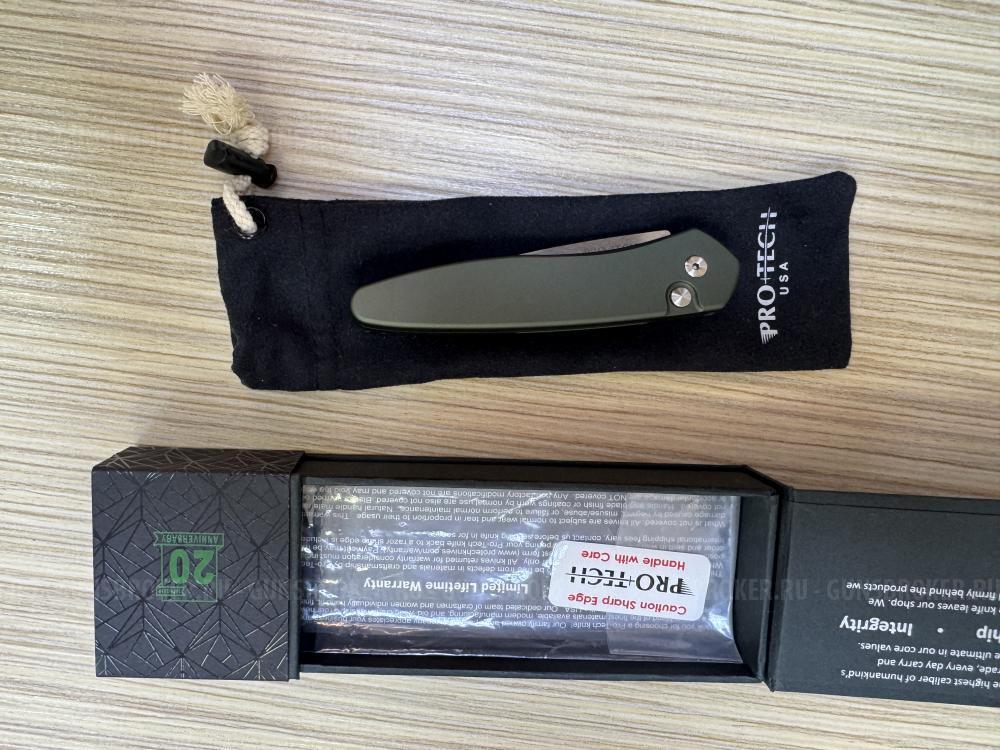 Нож Pro-Tech Newport, цвет green