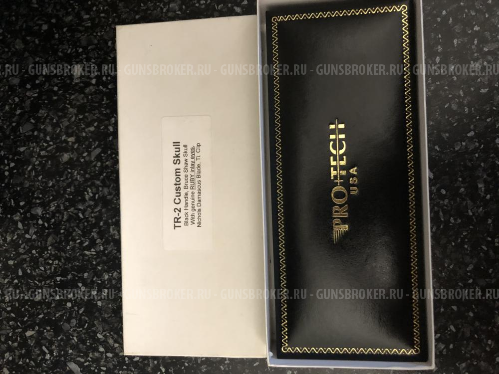 НОЖ PRO-TECH TR-2 CUSTOM DAMASCUS