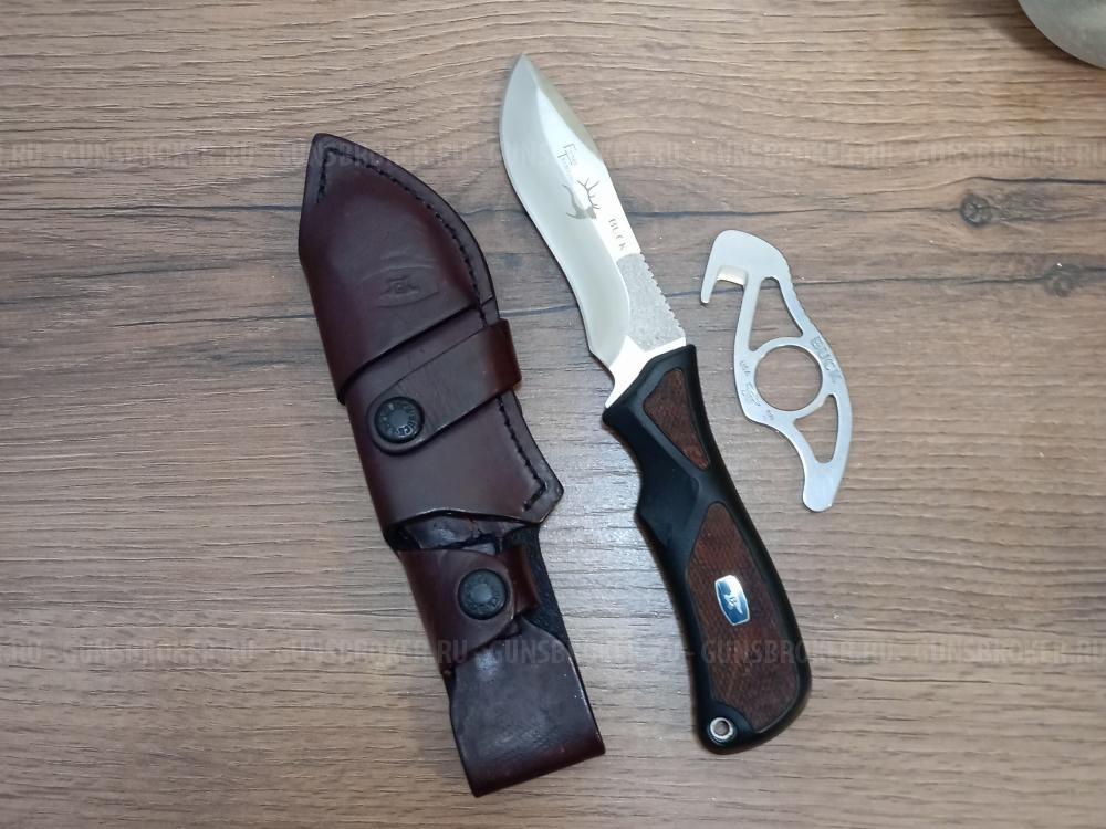 Нож разделочный 2010 Buck 498 Egro Pro Fixed Blade Knife BOS Heat Treated S30V Blade