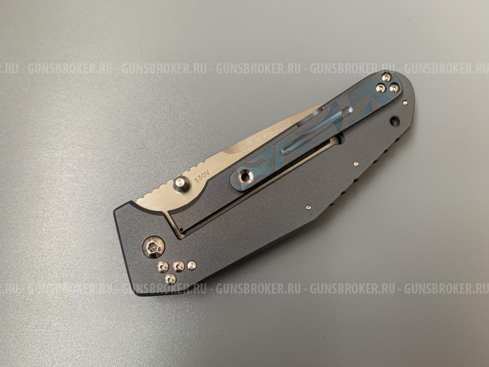 Нож Shane Sibert Custom Classic Pocket Rocket, сталь S30V