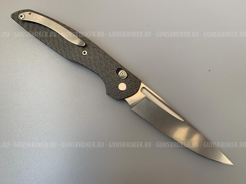 Нож Широгоров 110, Сталь М390, 3D дол, карбон