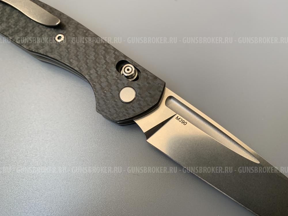 Нож Широгоров 110, Сталь М390, 3D дол, карбон