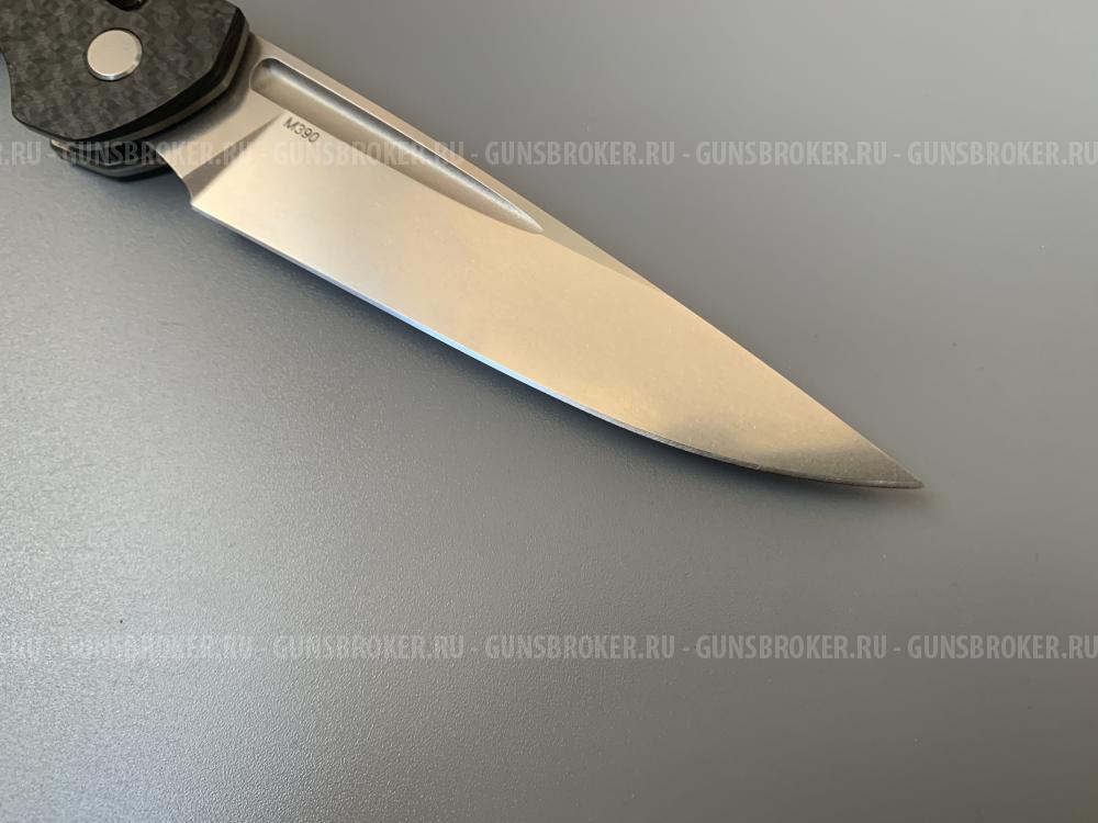 Нож Широгоров 110, Сталь М390, 3D дол, карбон
