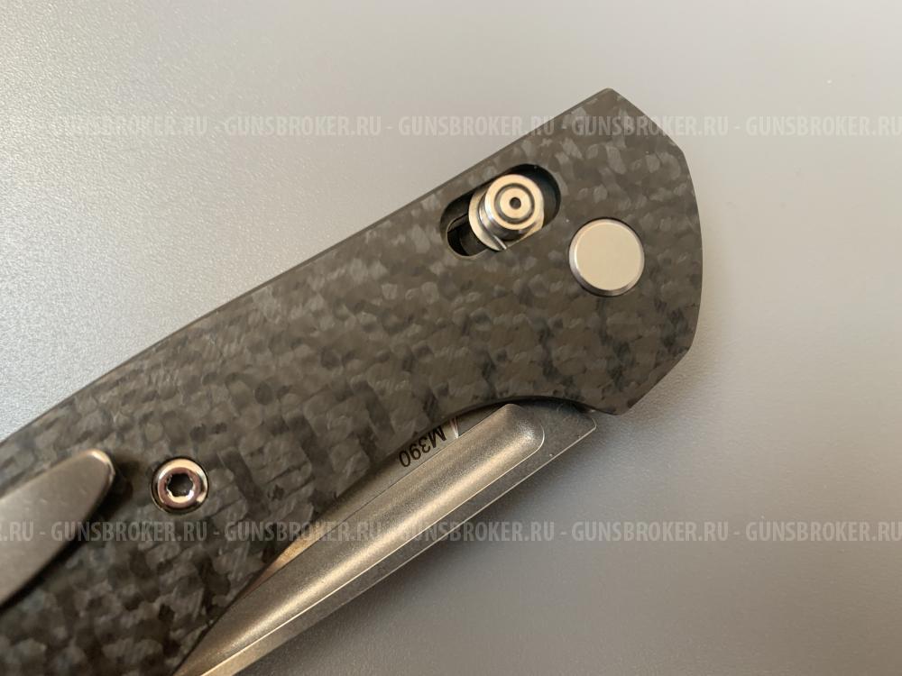 Нож Широгоров 110, Сталь М390, 3D дол, карбон