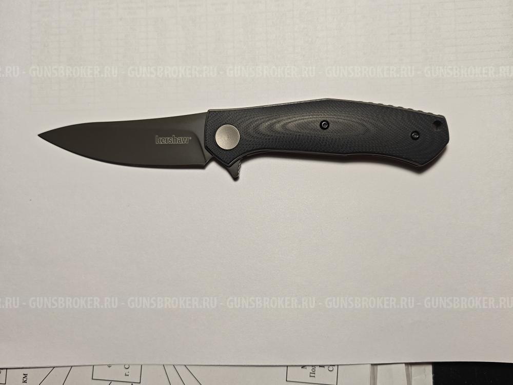 Нож "Sinkevichs Design Concierge KVT Flipper" 8Cr13MoV G-10 4020 от Kershaw