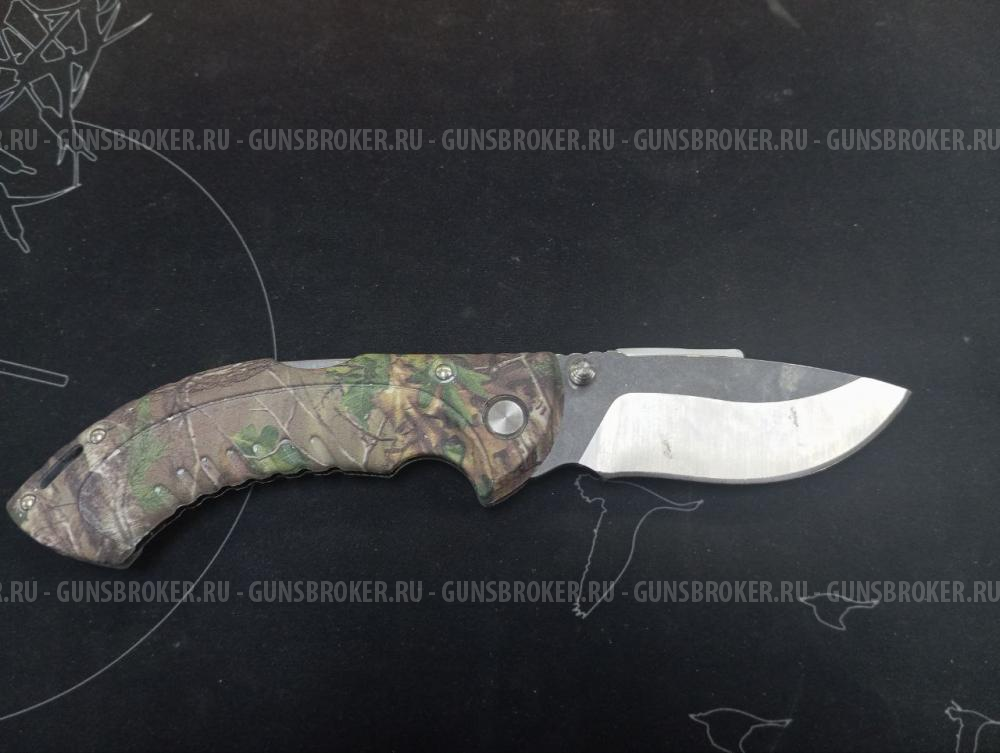 Нож складной Buck Omni Hunter 10PT Realtree Xtra Green camo, cat.7493