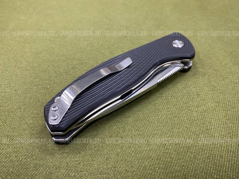 Нож складной черный Cronidur 30 EVO