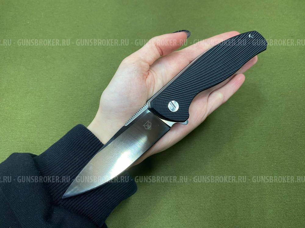 Нож складной черный Cronidur 30 EVO