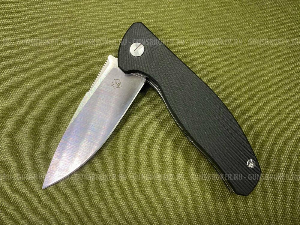 Нож складной черный Cronidur 30 EVO