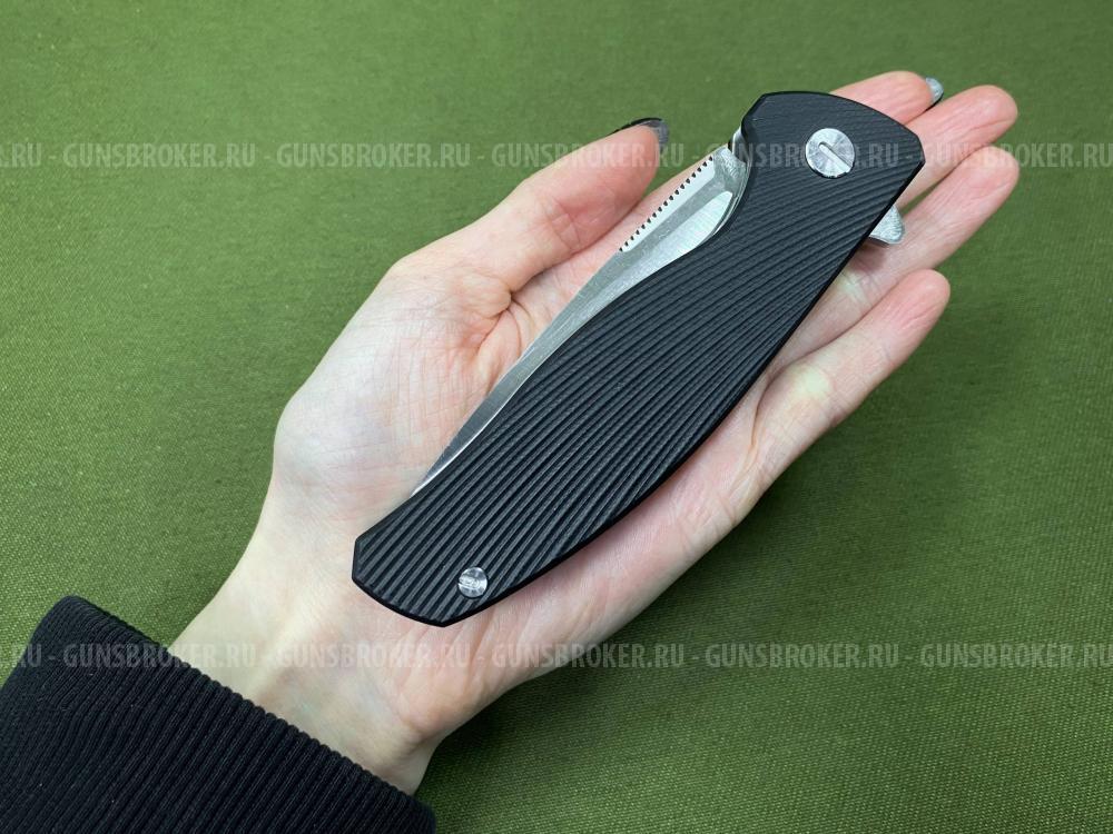 Нож складной черный Cronidur 30 EVO