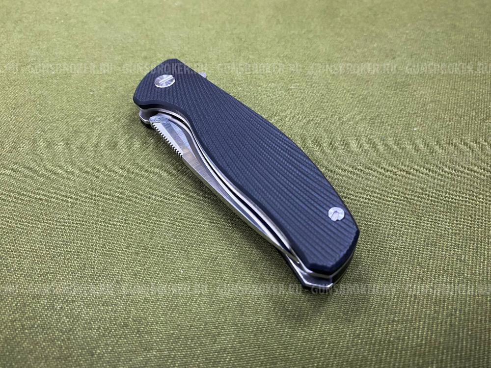 Нож складной черный Cronidur 30 EVO