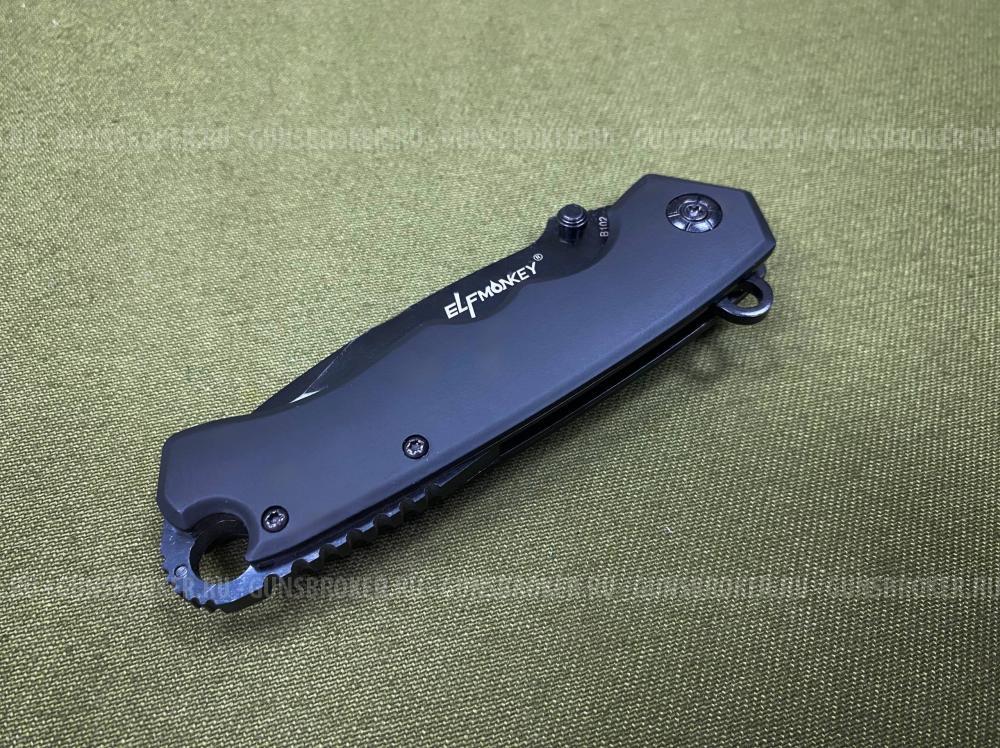 Нож складной Elfmonkey Черный