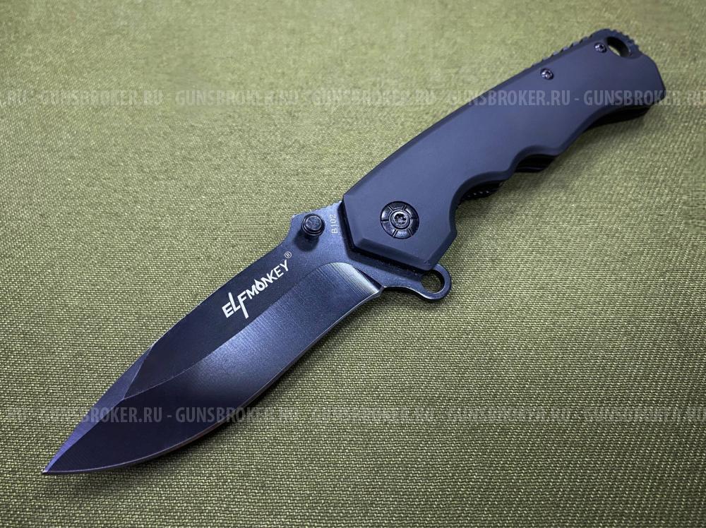 Нож складной Elfmonkey Черный