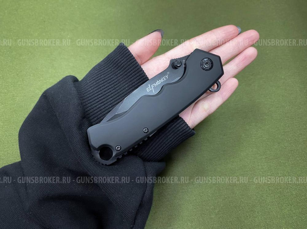 Нож складной Elfmonkey Черный