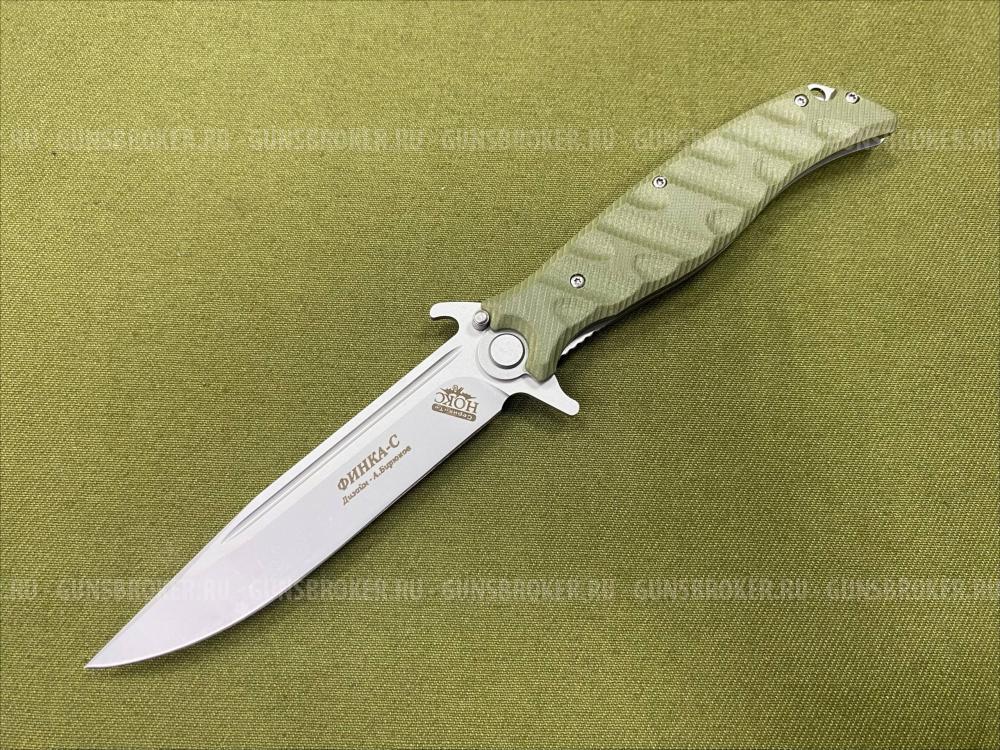 Нож складной НОКС Финка-С Зеленый